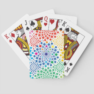 Circles Mandala 3 Playing Cards
