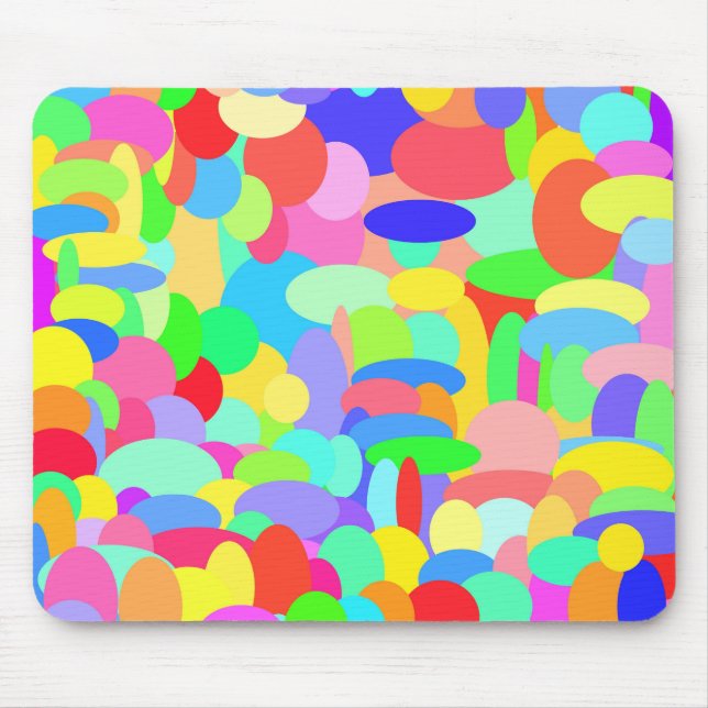 Circles of Colour Mousepad (Front)