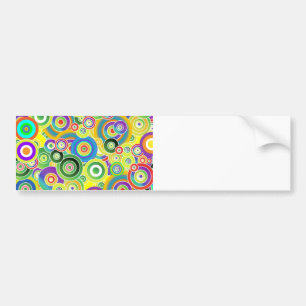 Circles of Colours Bumper Sticker