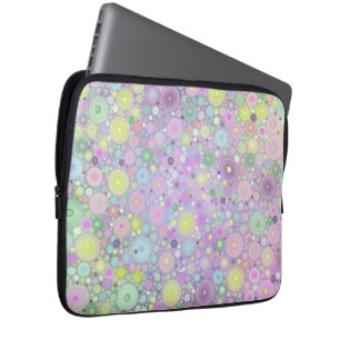 Circles of life laptop sleeve