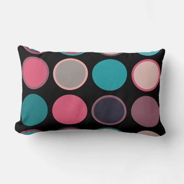 Circles of the Horizon 3  Lumbar Pillow (Front)