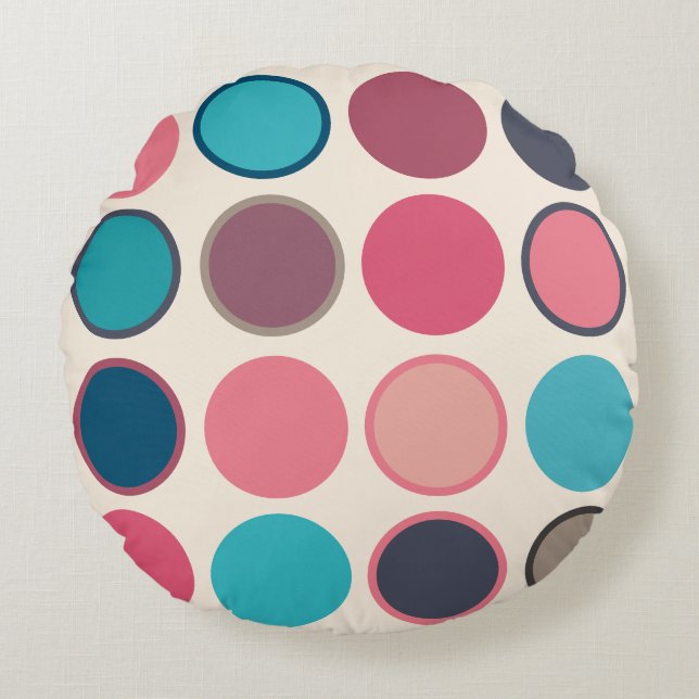 Circles of the Horizon 3   Round Pillow (Front)