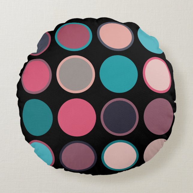 Circles of the Horizon 3   Round Pillow (Front)