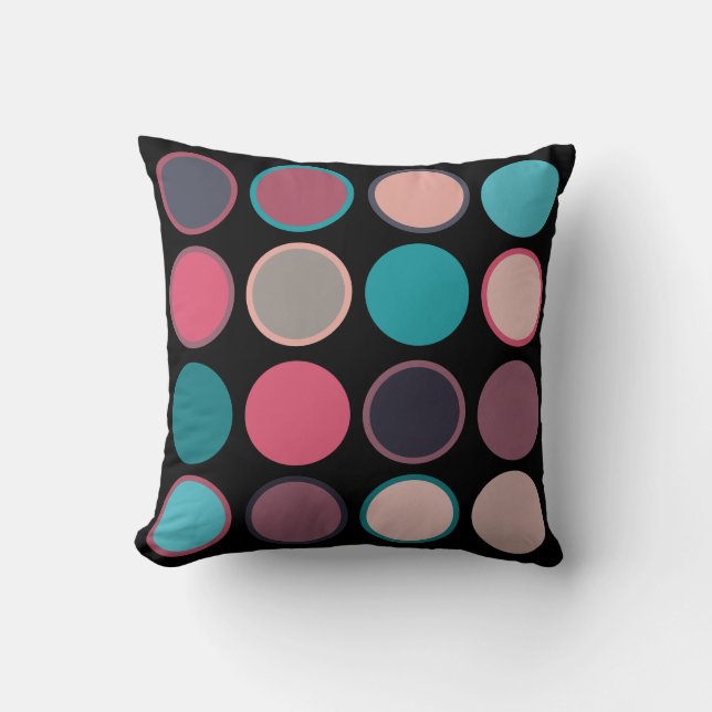 Circles of the Horizon 3   Throw Pillow (Front)