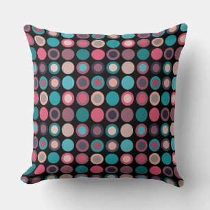 Circles of the Horizon 3 Throw Pillow