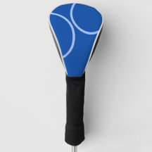 Circles on Blue Golf Head Cover