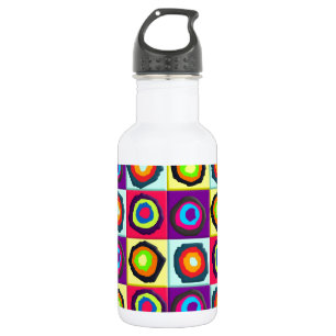 circles pattern 532 ml water bottle