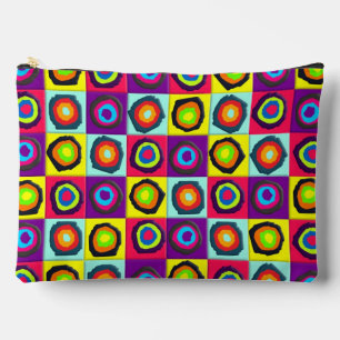 circles pattern accessory pouch