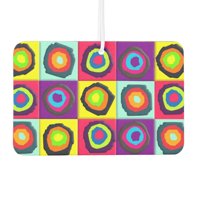 circles pattern air freshener (Front)