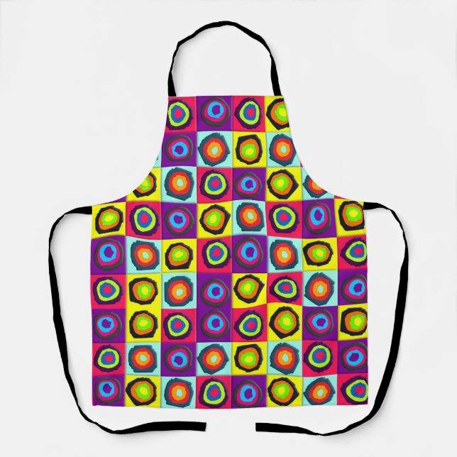 circles pattern   apron (Front)