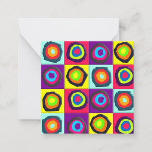 circles pattern   card
