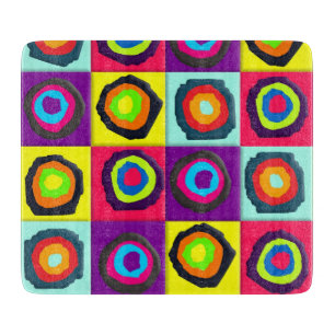 circles pattern cutting board