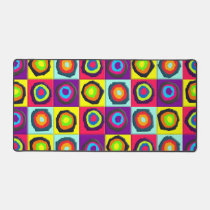 circles pattern   desk mat