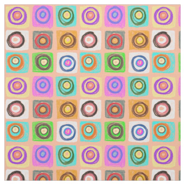 circles pattern fabric (Swatch)