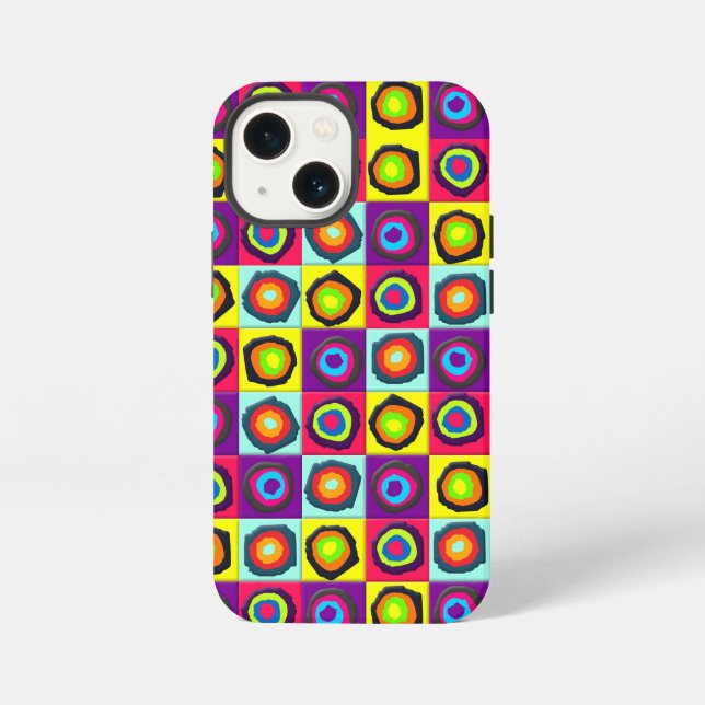 circles pattern   iPhone case (Back)