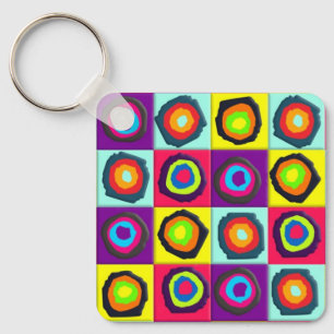 circles pattern  keychain