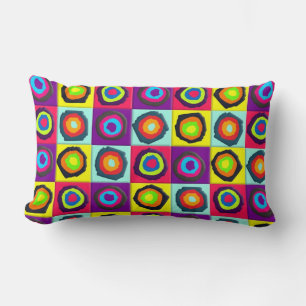 circles pattern  lumbar pillow