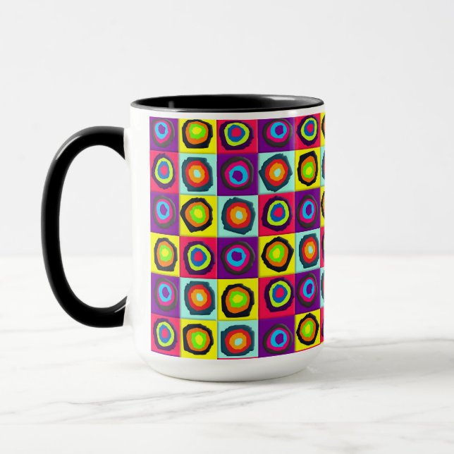 circles pattern  mug (Left)