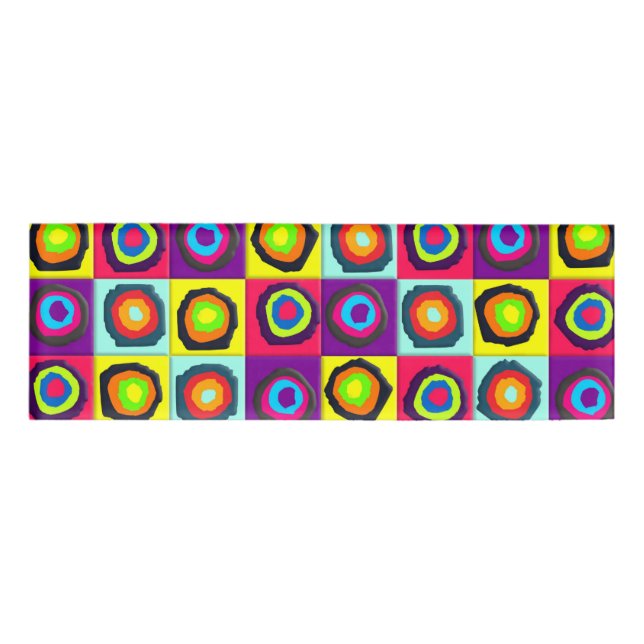 circles pattern   name tag (Front)