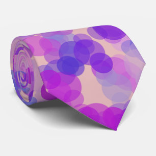 Circles Pattern Neck Tie