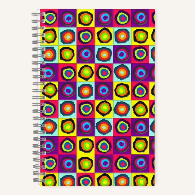 circles pattern  notebook (Front)