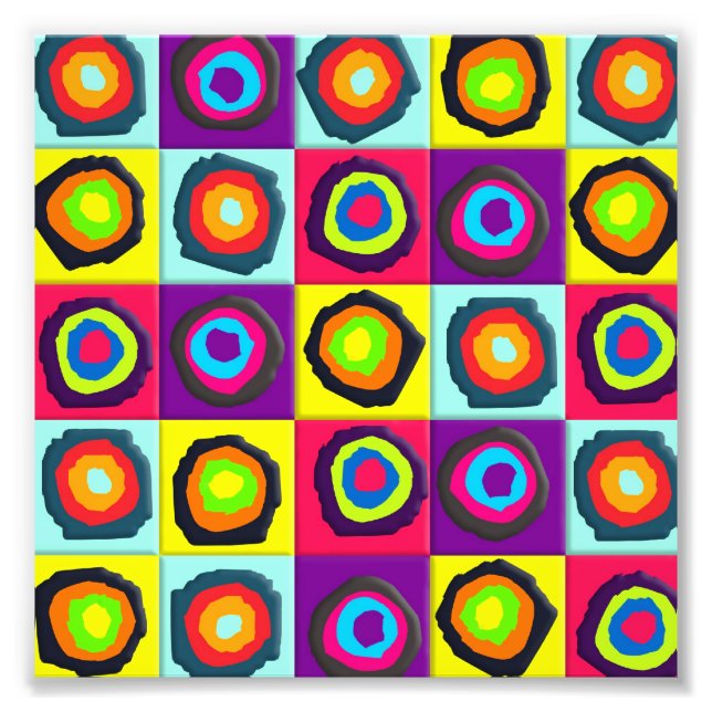 circles pattern  photo print (Front)