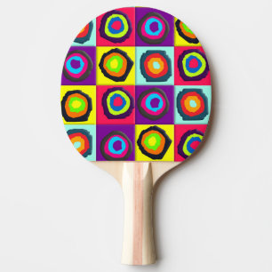 circles pattern ping pong paddle