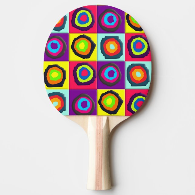 circles pattern  ping pong paddle (Front)