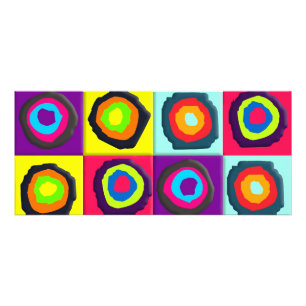 circles pattern   rack card