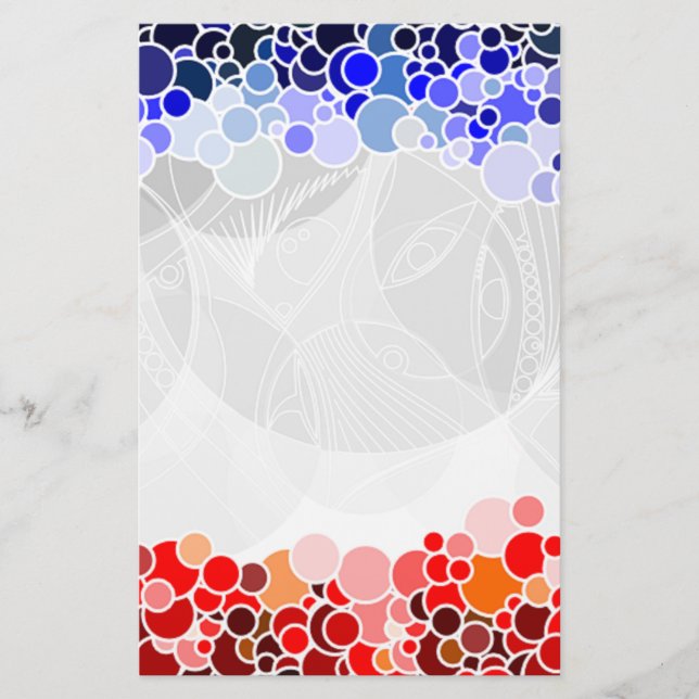 CIRCLES PATTERN STATIONERY (Front)