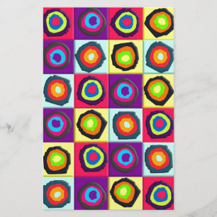 circles pattern stationery
