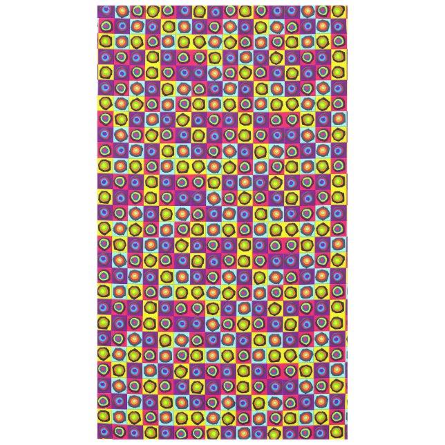 Circles pattern tablecloth (Front)