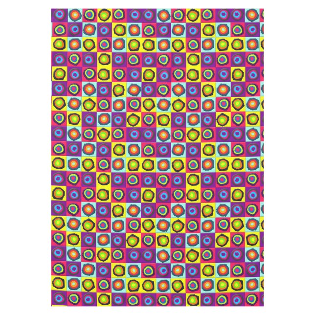 circles pattern   tablecloth (Front)