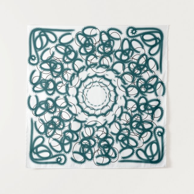 circles pattern tapestry (Front)