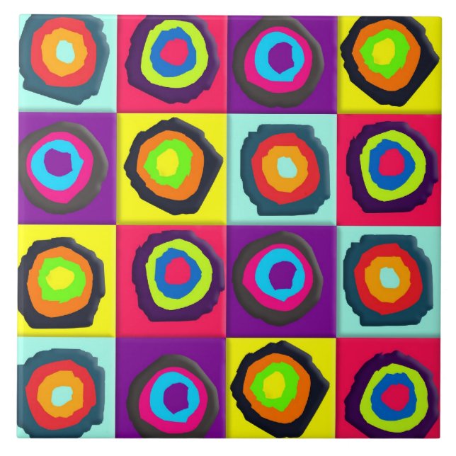 circles pattern  tile (Front)