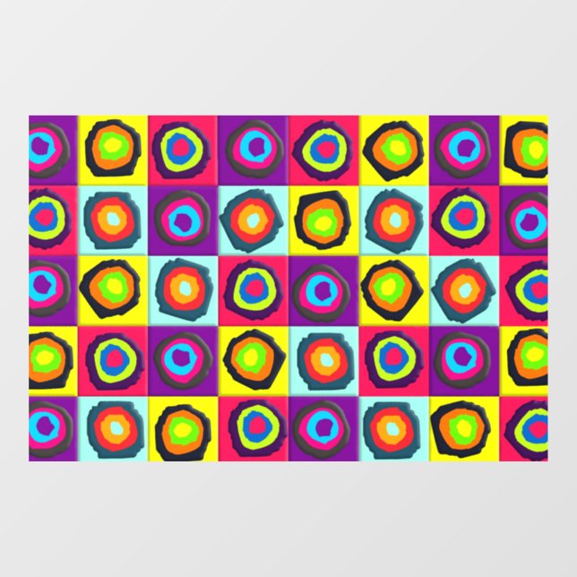 circles pattern   window cling (Sheet)