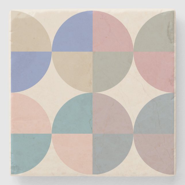 CIrcles Stone Coaster (Front)
