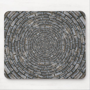 Circles stones mouse pad