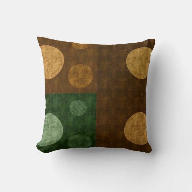 Circles Throw Pillow (Front)