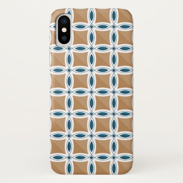 Circles with lens pattern and Diamond Case-Mate iPhone Case (Back)