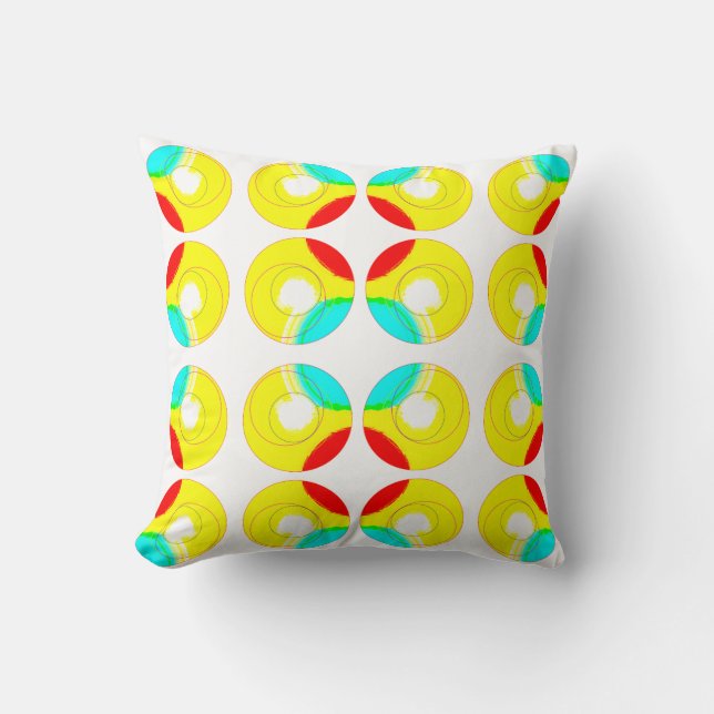 Circling on by.. throw pillow (Front)