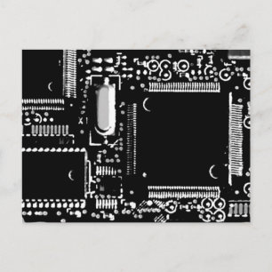 Circuit B&W 2 postcard