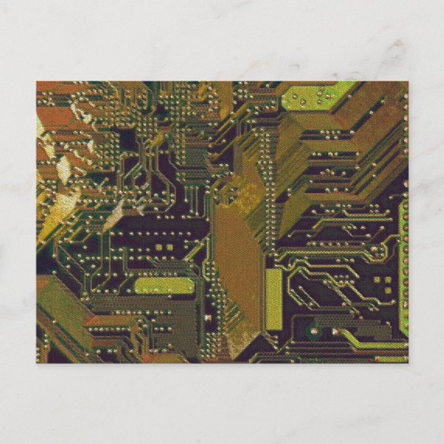 Circuit Board 1 Postcard (Front)