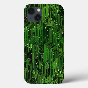 Circuit board background iPhone 13 case