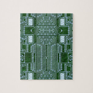 Circuit Board Background Jigsaw Puzzle