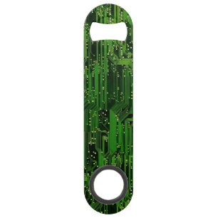 Circuit board background speed bottle opener