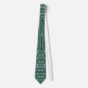 Circuit Board Background Tie
