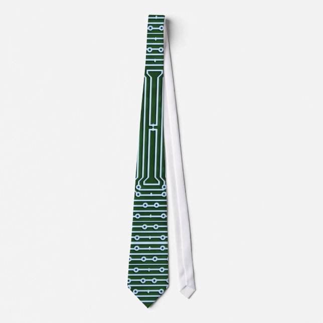 Circuit Board Background Tie (Front)