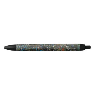Circuit Board Black Ink Pen