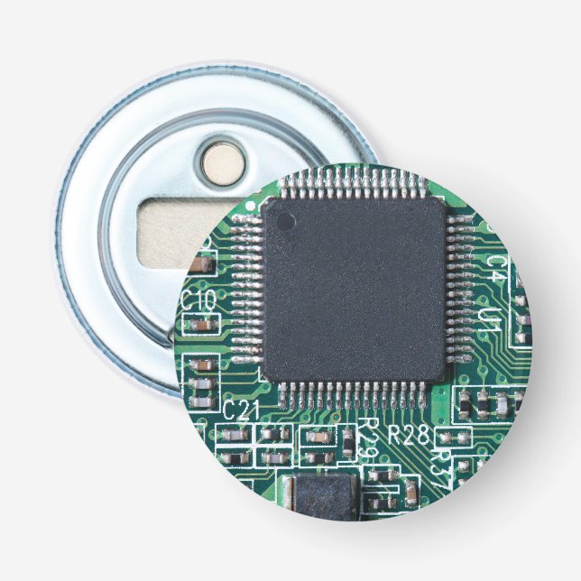 Circuit board bottle opener (Front)